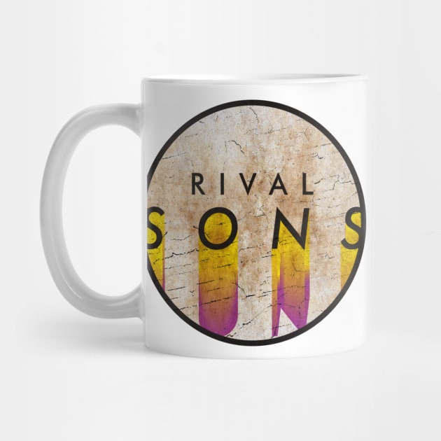 Rival Sons - VINTAGE YELLOW CIRCLE by GLOBALARTWORD